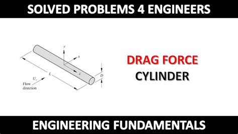 Fundamentals Of Engineering Drag Force Example Youtube