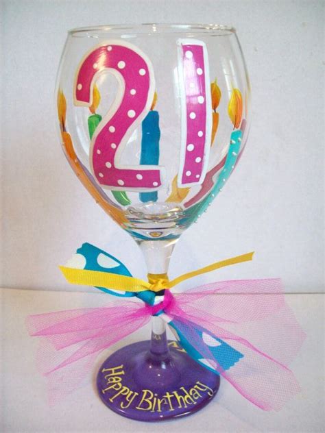 This Item Is Unavailable Etsy 21 Birthday Wine Glass Birthday Wine Glass Diy Wine Glasses