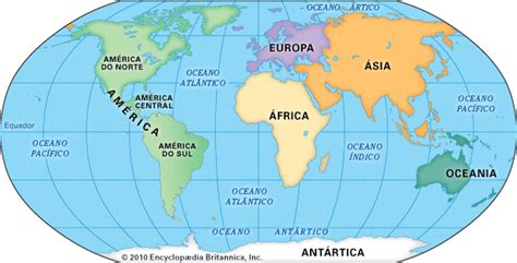 Geografia Continentes Oceanos E Mares Conexão Escola Sme
