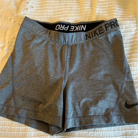 Grey Nike Pro Shorts 🫶🏻🤍 In Good Conditions ⚠️i Depop