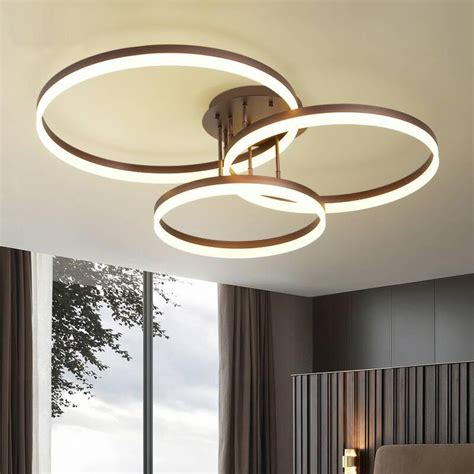 3 Head Modern Simplicity Led Ceiling Lamp Led Integrated Dimmable Flush