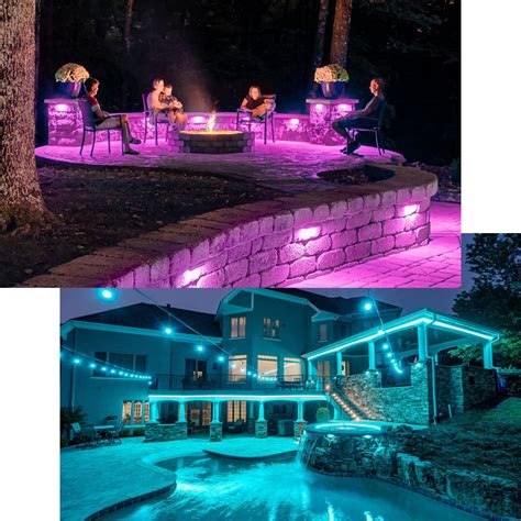 Color Changing Outdoor Accent Lights Home Lighting System Haven