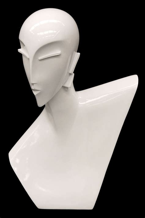 Art Deco Female Mannequin Head Art Deco Sculpture Art Deco Fashion