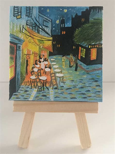 Jessie M Beatty 16 Cafe Terrace At Night Van Gogh Small Hoyt Art