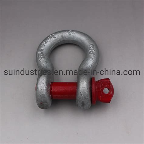 Color Painted U S Type Forged Screw Pin Anchor Shackle G209 China Rigging And Hardware
