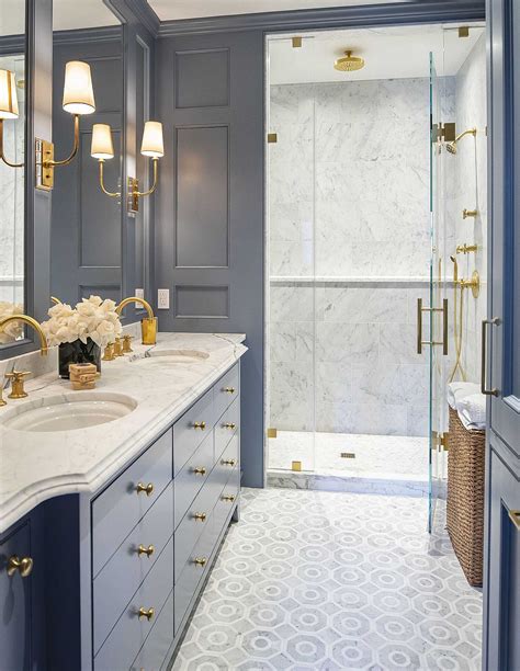 Blue And Gold Bathroom Ideas Maxipx