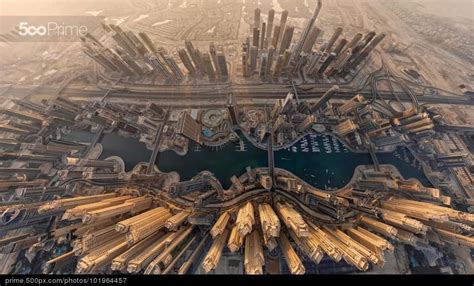 Dubai Marina Uae Stock Photo Panoramic Pictures Aerial Photograph