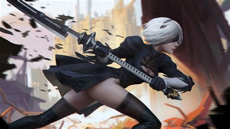 3840x2160 2b Nier Automata 2020 5k 4k Hd 4k Wallpapersimagesbackgroundsphotos And Pictures