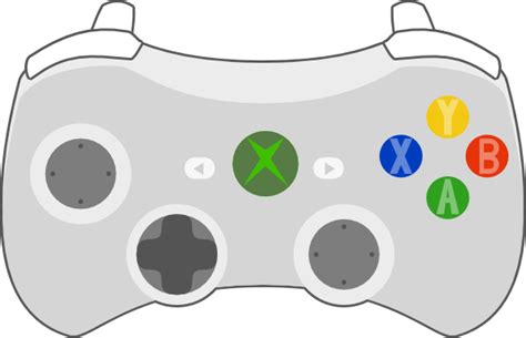 Xbox 360 Controller Layout 600x387 Png Clipart Download