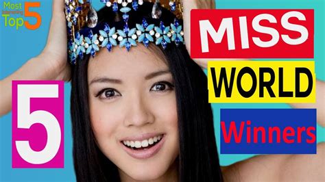 Top 5 Most Beautiful Miss World Winners Ever You Will Shock To Watch