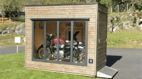 Cool Innokub Portable Bike Garage Is Like A Tiny Showroom