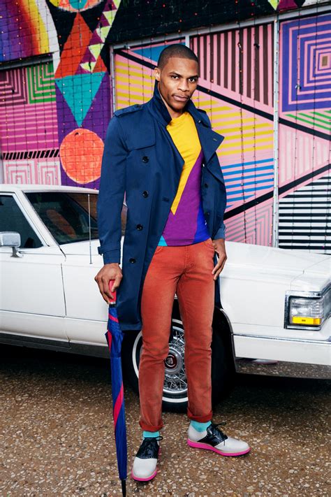 Russell westbrook is not only known for his vigorous style on the basketball court but tasteful off court, westbrook has worked with many fashion brands for advertisements and appeared at fashion. Russell Westbrook | Nba fashion, Westbrook fashion ...