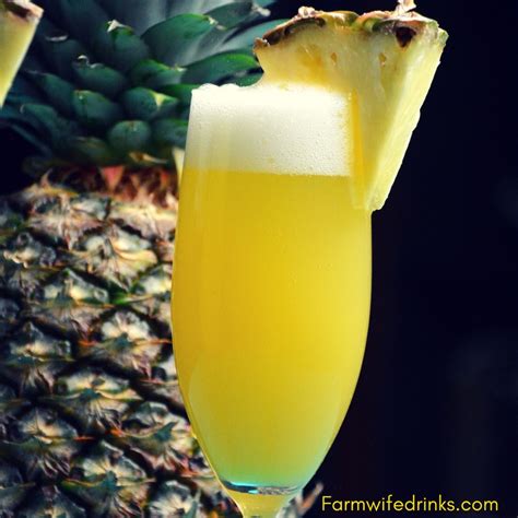 Hawaiian Pineapple Mimosas The Farmwife Drinks