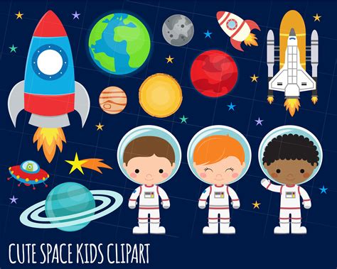 Astronaut In Space Clipart
