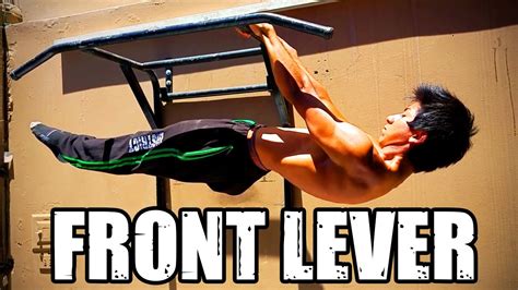 front lever tutorial cómo hacer el front lever how to front lever youtube