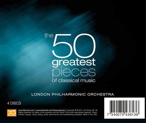 50 Greatest Pieces Of Classical Music 4 Cd Set Music Superstore