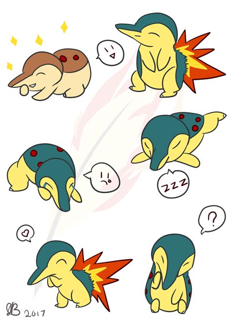 Cyndaquil Expressions By Cynderpen On Deviantart