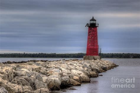 Manistique Pier And Lighthouse Photograph By Twenty Two North