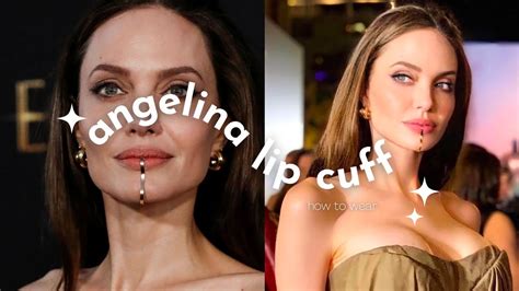 How To Wear The Angelina Jolie Lip To Chin Cuff By Nina Berenato Youtube