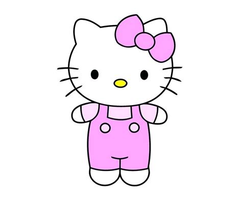 Learn to draw cute hello kitty. Fairy Line Drawing | Free download on ClipArtMag