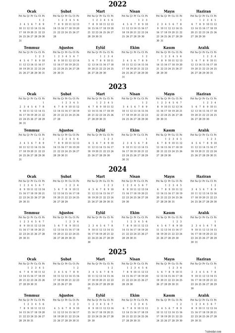 Calander Printable Printable Yearly Calendar Calendar June Yearly