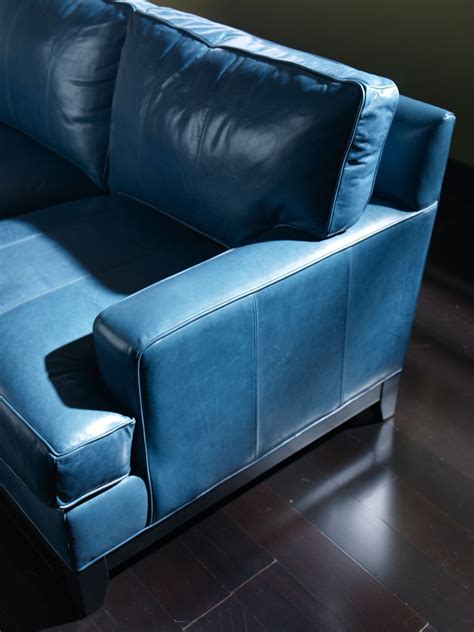 The 25 Best Blue Leather Sofa Ideas On Pinterest