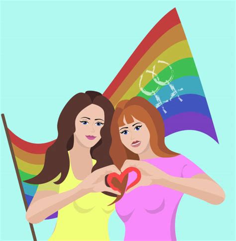 Lesbians Kissing Cartoons Illustrations Royalty Free Vector Graphics And Clip Art Istock
