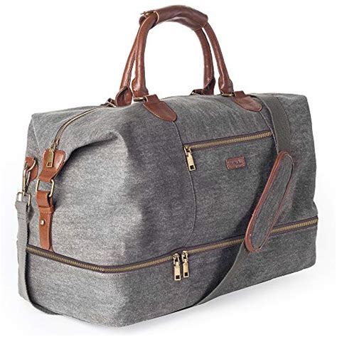 Duffel Bag Weekender Bag For Men And Women Canvas Travel Overnight