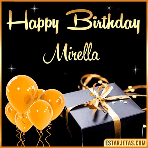 Feliz Cumpleaños Mirella Imágenes  Tarjetas Y Mensajes