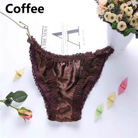 Women Silk Panties Lingerie Silk Satin Underwear Soft Briefs Knickers G String Ebay