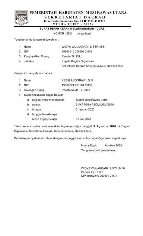 Contoh Surat Keterangan Janda Surat Keterangan Desain Contoh Surat