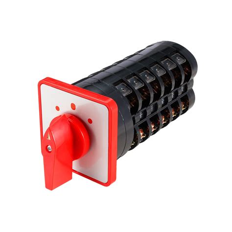 Uxcell Changeover Switch 3 Position Rotary Selector Cam Switch Panel