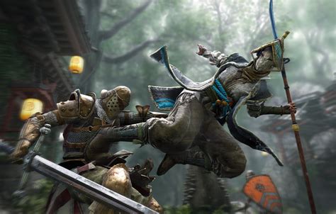 Wallpaper Sword Game Armor Man Fight Ken Blade Samurai Shield