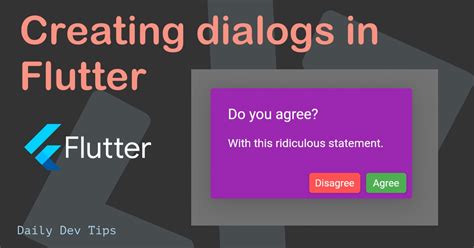Architect Your Dialogs In Flutter Flutter Dialogs Tutorial Build A Vrogue
