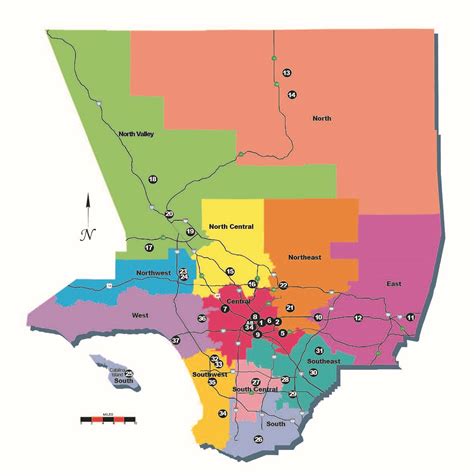 La County Map