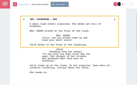 How To Format Dialogue In A Script Screenplay Fundamentals