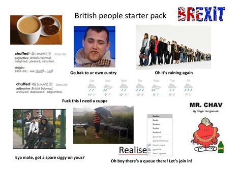 British People Starter Pack Rstarterpacks