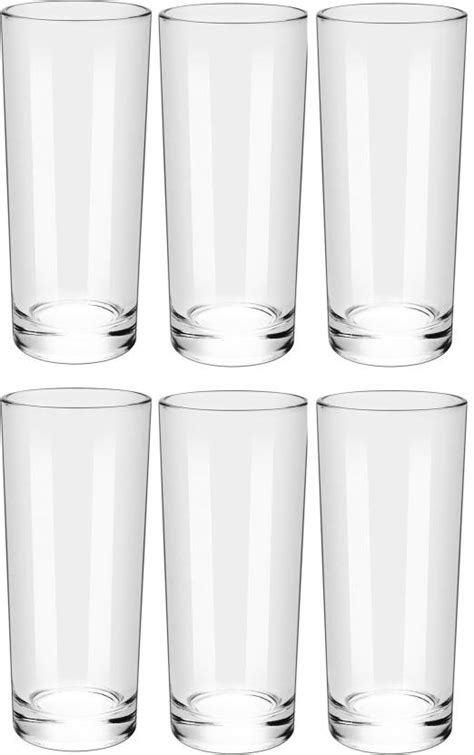 Oshop Pack Of 6 Uropean Style Drinking Glasses Set For Whiskey Juice