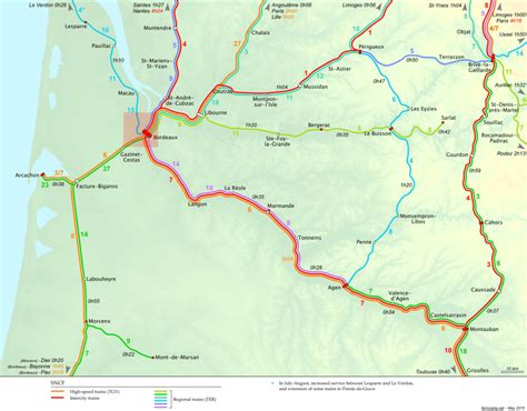 Dordogne Rail Network Dordogne Travel Guide