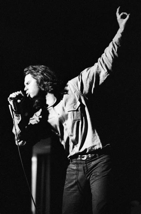 Jim Morrison Performing On Stage Rock N Roll The Lizard King Ray