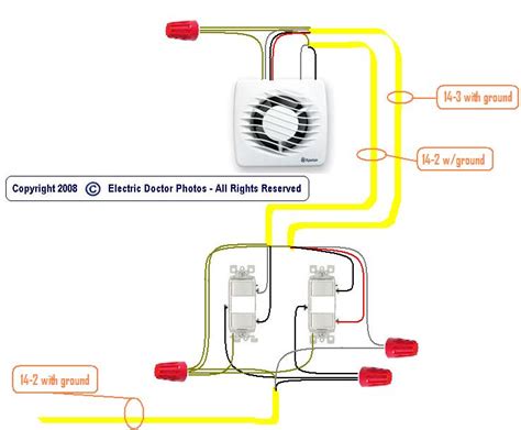 Diagram Wiring Bathroom Fan And Light Separately Diagram Mydiagram