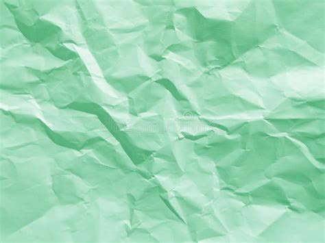 Mint Green Crumpled Paper Texture Background Stock Image Image Of