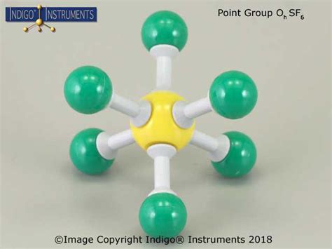 Point Group Oh Sf6 Indigo Molecular Symmetry Model Set