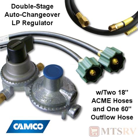 Camco Rv 2 Stage Auto Changeover Lp Regulator W2 Acme 18 And 1 60