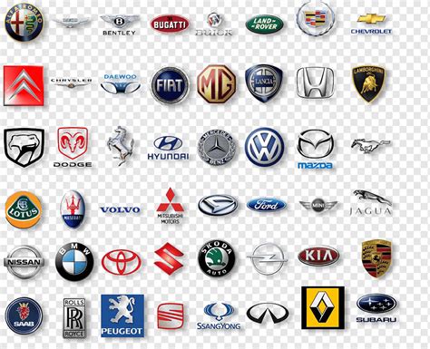 Assorted Vehicle Logos Car Logo Automobile Repair Shop Cars Logo