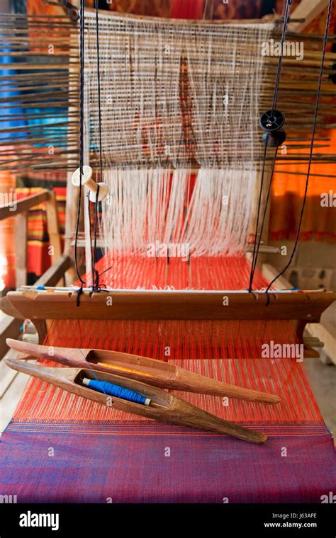 Textile Handicraft Tissue Loom Asia Weave Thread Textile Textile