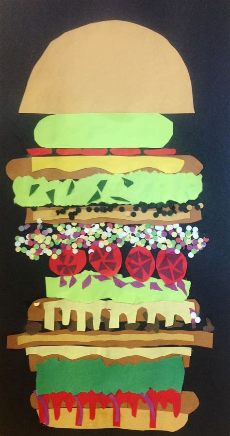 Pipe Cleaners Papercuts And Picasso Thrilling Third Graders~ Hamburgers