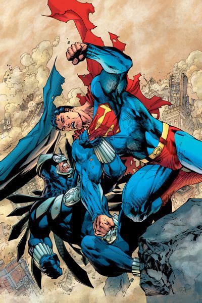 Trinity 14covers And Splashesjim Lee Superman Art Dc Comics