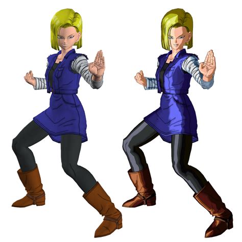 Android 18 from Dragon Ball XenoVerse XPS by wadamen on DeviantArt png image