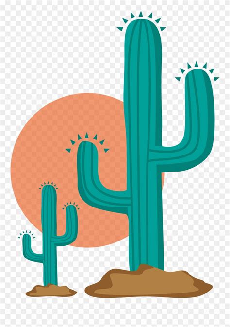 Cactaceae Clip Art Cactus Vector Png Download 3185061 Pinclipart
